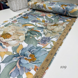 Сатин цветы 109