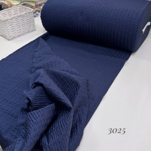 Сатин жатый 3025 темно-синий