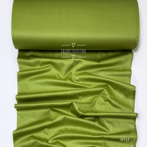 Сатин 3051 (тёплый салатовый)