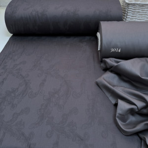 Сатин жаккард антрацит