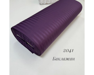 Страйп-сатин 2041 (баклажан)