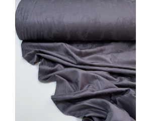 Сатин жаккард антрацит