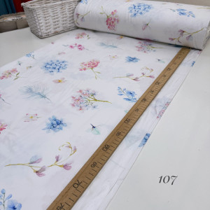 Сатин цветы 107