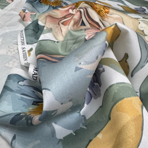 Сатин цветы 109