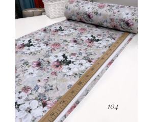 Сатин цветы 104