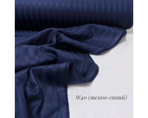 Страйп-сатин W 40 (темно-синий)