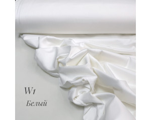Сатин белый W1