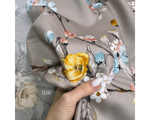 Сатин цветы 26