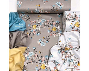 Сатин цветы 26