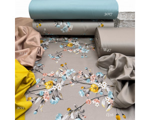 Сатин цветы 26