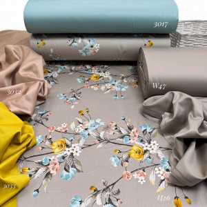 Сатин цветы 26