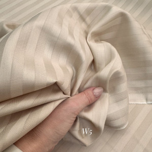 Страйп-сатин W 5 (бежевый)