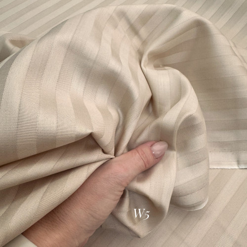 Страйп-сатин W 5 (бежевый)