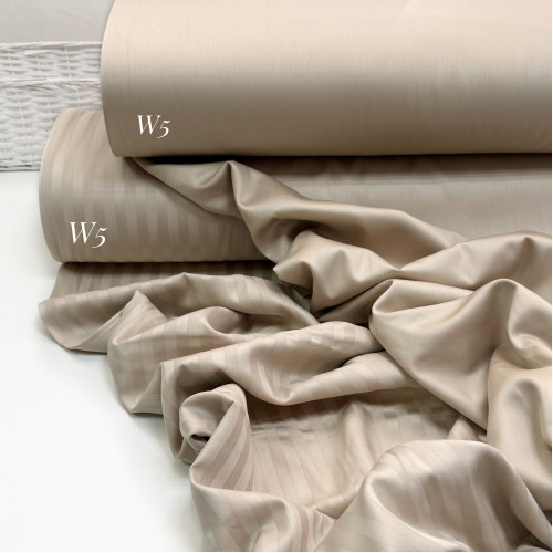 Страйп-сатин W 5 (бежевый)