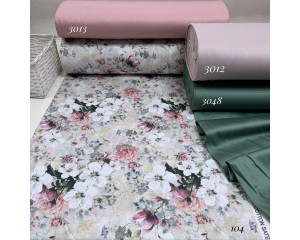 Сатин цветы 104