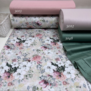 Сатин цветы 104