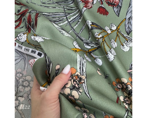 Сатин цветы 22