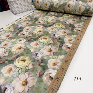 Сатин цветы 114