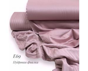 Страйп-сатин Е 69 (пудровая фиалка)