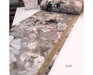 Сатин цветы 120