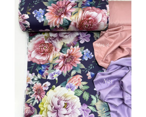 Сатин цветы 68