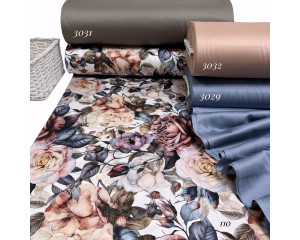 Сатин цветы 110