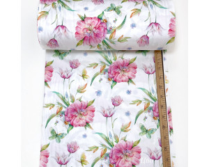 Сатин цветы 60