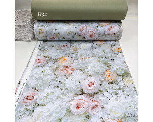 Сатин цветы 72