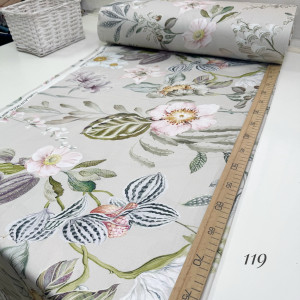 Сатин цветы 119