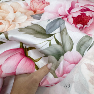 Сатин цветы 113