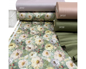 Сатин цветы 114