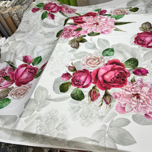 Сатин цветы 43