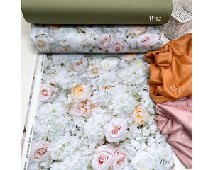 Сатин цветы 72