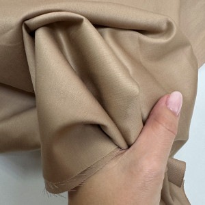 Сатин 300 см темно-бежевый