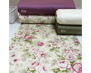 Сатин цветы 74