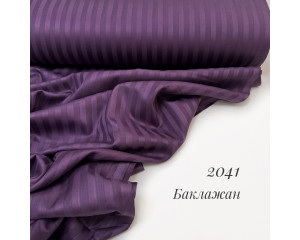 Страйп-сатин 2041 (баклажан)