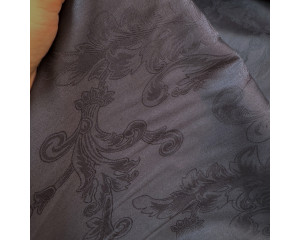 Сатин жаккард антрацит