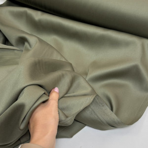 Тенсель-сатин оливковый