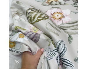 Сатин цветы 119