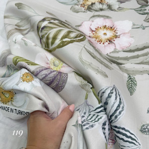 Сатин цветы 119