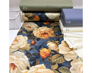 Сатин цветы 83