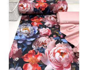 Сатин цветы 82