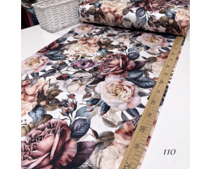 Сатин цветы 110