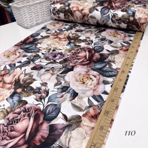 Сатин цветы 110