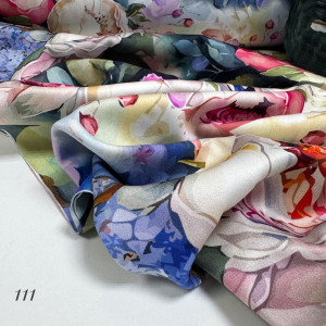 Сатин цветы 111