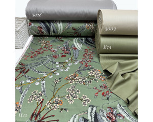 Сатин цветы 22