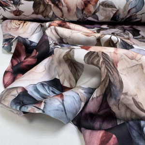 Сатин цветы 110