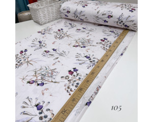 Сатин цветы 105