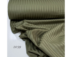 Страйп-сатин 2039 (тёмно-оливковый)