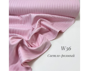 Страйп-сатин W 36 (светло-розовый)